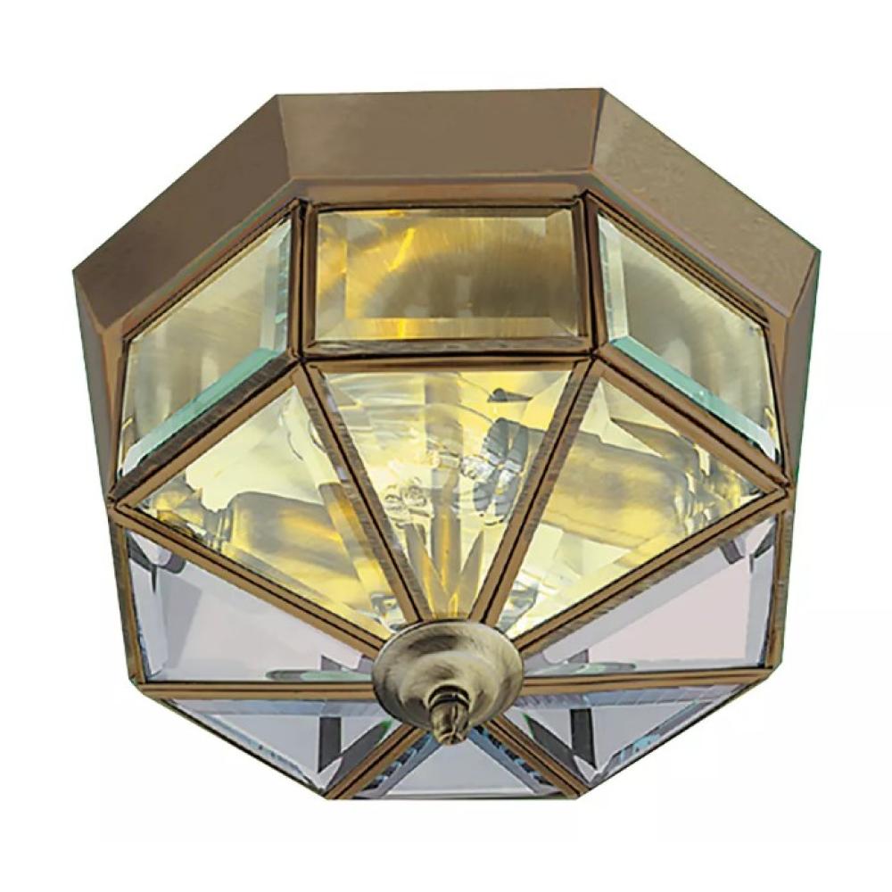 bronz uveges mennyezeti lampa kismeretu mediterran klasszikus szalcsiszolt eloszoba haloszoba furdoszoba 235.jpg